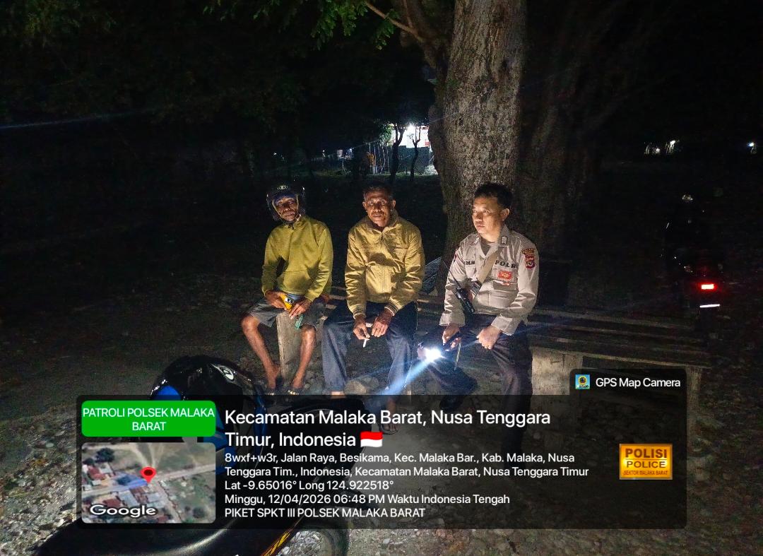 Polsek Malaka Barat Gencarkan Patroli Dialogis Humanis, Ciptakan Rasa Aman di Tengah Masyarakat