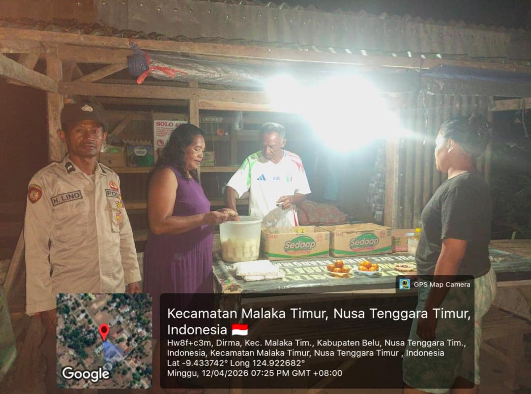 Polsek Malaka Timur Tindak Lanjuti Commander Wish Kapolda NTT, Patroli Dialogis Jaga Kamtibmas Tetap Kondusif