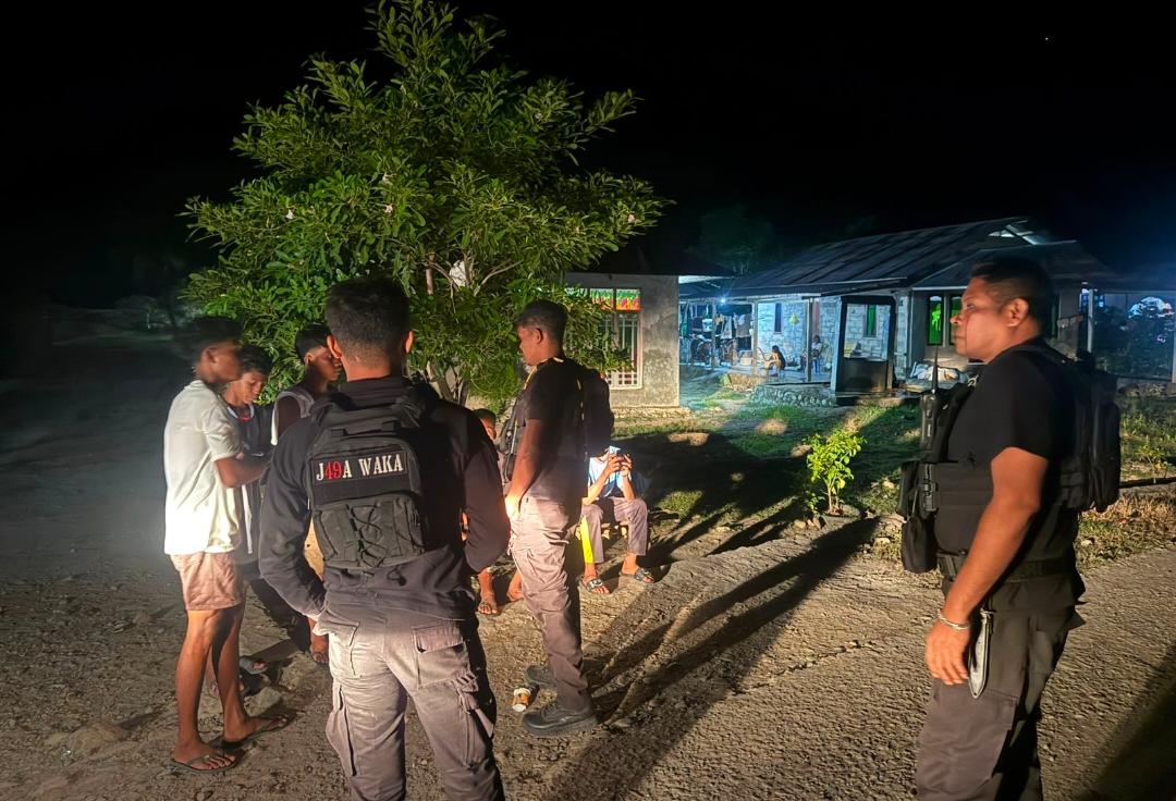 Turjawali Polres Malaka Intensifkan Patroli Malam, Jaga Keamanan Secara Humanis