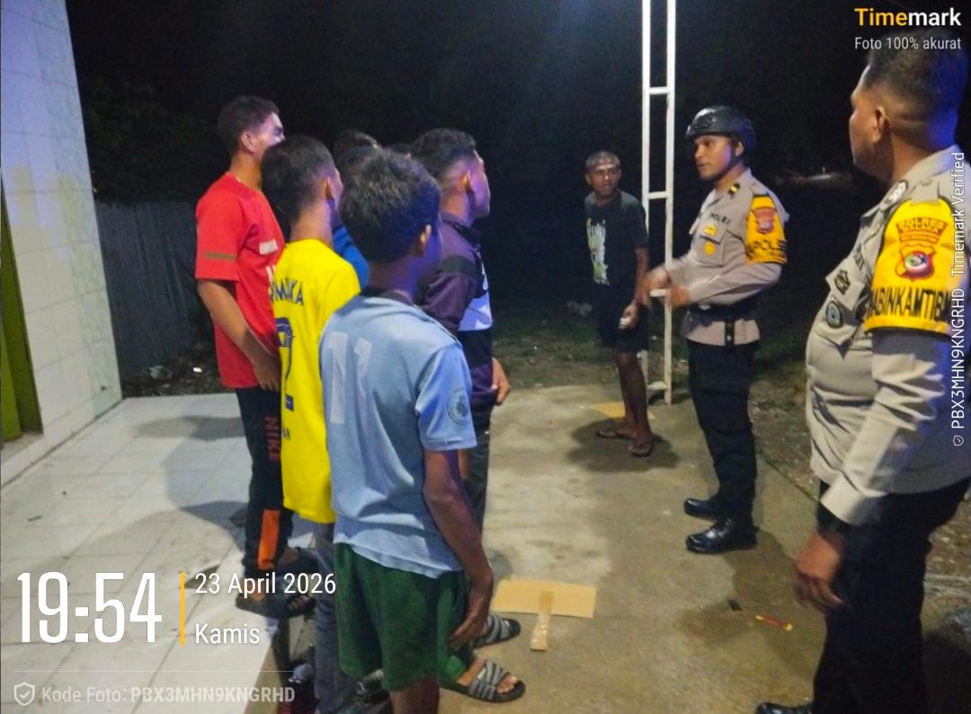 Patroli Malam Polsek Weliman, Wujudkan Lingkungan Aman dan Nyaman