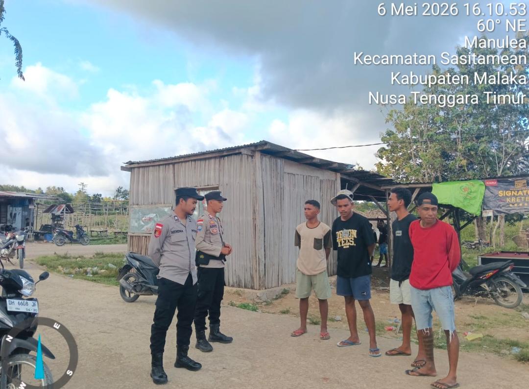 Polsek Sasitamean Intensifkan Patroli Dialogis, Antisipasi Curanmor dan Tawuran Antar Pemuda