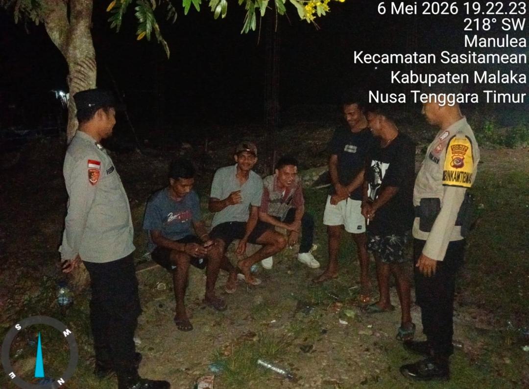 Polsek Sasitamean Intensifkan Patroli Dialogis, Cegah Curanmor dan Tawuran Pemuda
