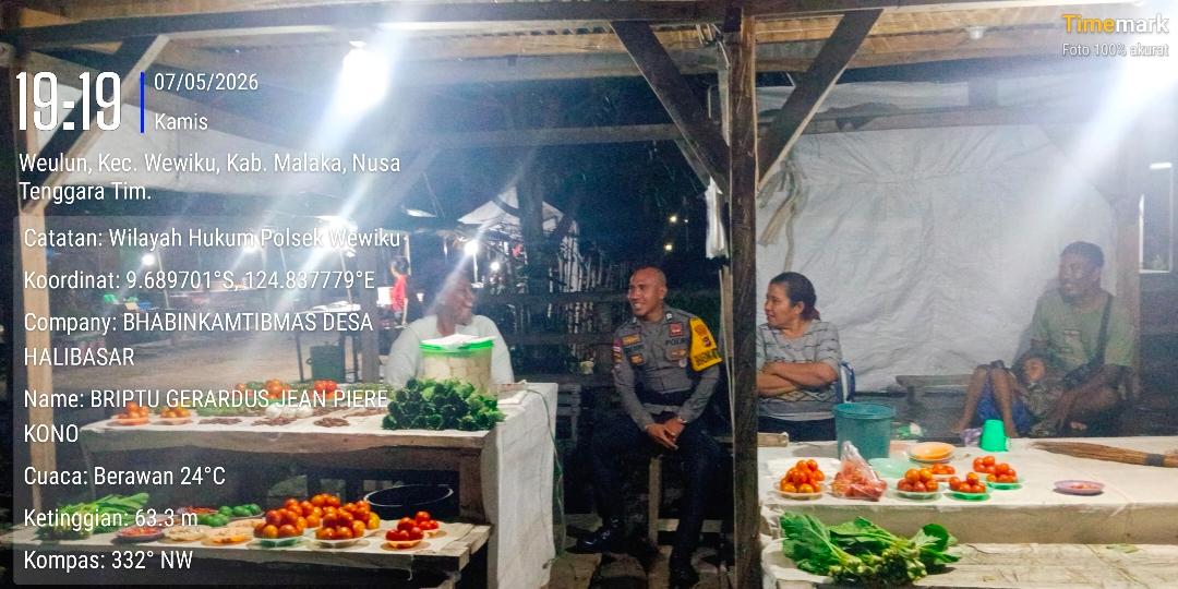 Patroli Malam Polsek Wewiku Jaga Kamtibmas dan Pererat Kepedulian Sosial di Tengah Masyarakat