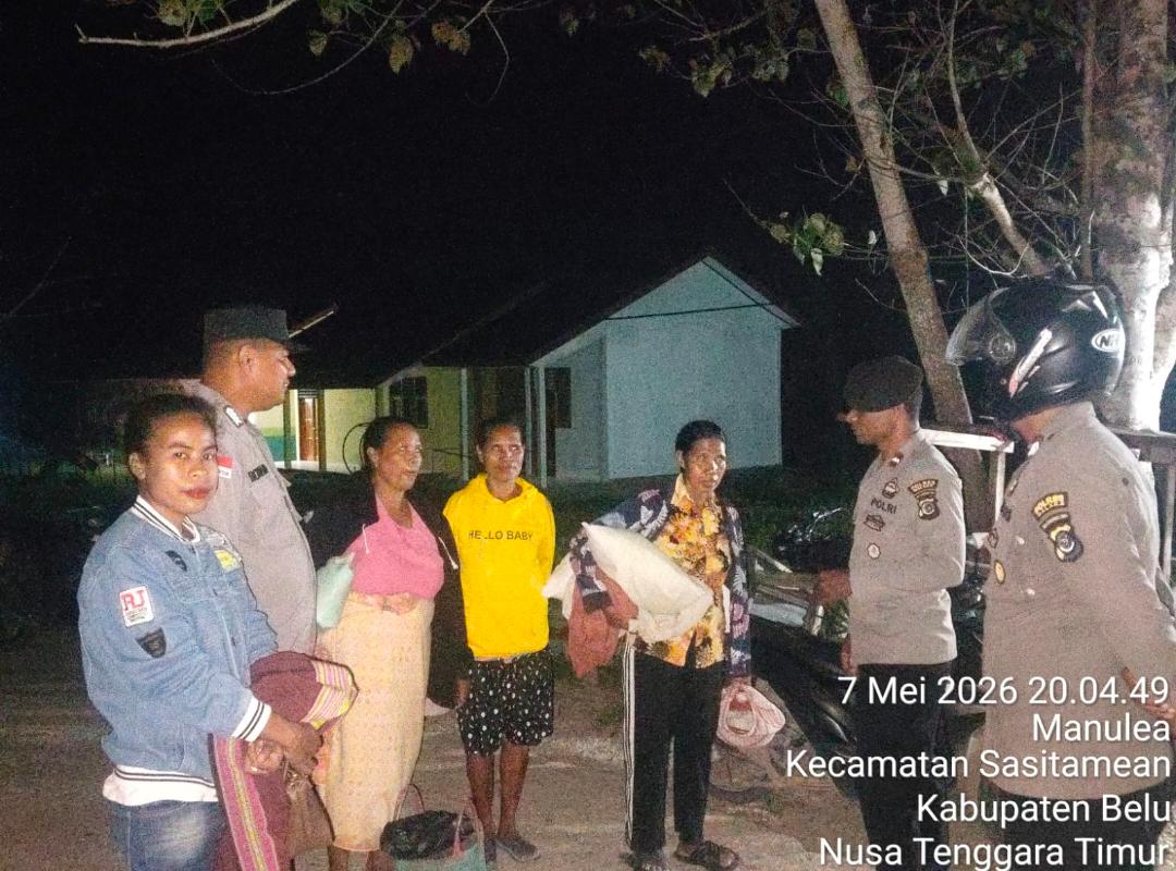 Polsek Sasitamean Intensifkan Patroli Dialogis, Antisipasi Curanmor dan Tawuran Pemuda