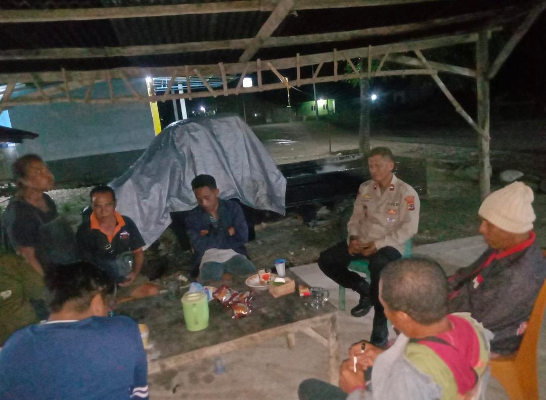 Patroli Dialogis Polsek Malaka Barat, Wujud Nyata Kehadiran Polri Jaga Kamtibmas Tetap Kondusif