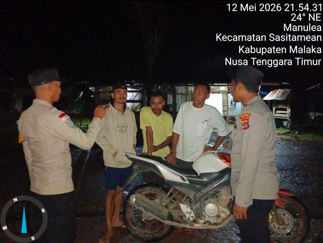 Patroli Dialogis Polsek Sasitamean, Polri Tingkatkan Harkamtibmas dan Antisipasi Curanmor